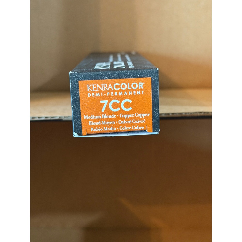 Kenra Demi Permanent Hair Color 7CC Medium Blonde Copper Copper Ammonia-Free